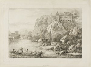 Veduta dei Carmes de Caussées a Lione da Unknown artist