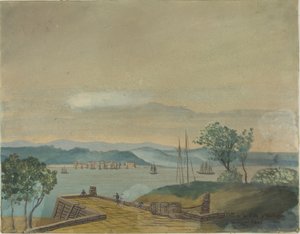 Vista della città di Washington nel 1807