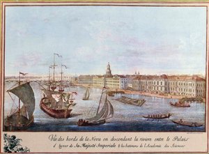 Vista della Neva al Palazzo d