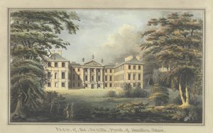 Vista del Fronte Sud di Hamilton Palace da Unknown artist