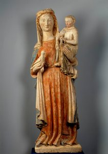 Vergine e Bambino La Vergine tiene una colomba in mano da Unknown artist