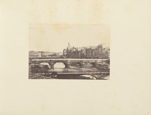 Vista dal Pont des Arts a Parigi da Unknown artist