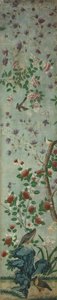 Pannello a parete: Uccelli e fiori da Unknown artist