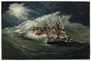 Uragano delle Indie Occidentali da Unknown artist