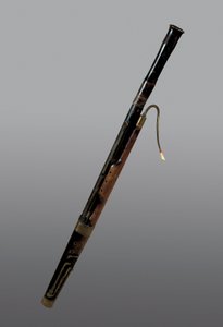 Strumento a fiato: fagotto del XVIII secolo. Barcellona. Museo della musica. da Unknown artist