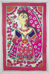 Donna di profilo rivolta a sinistra (di pittrice) da Unknown artist