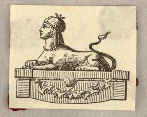 Incisione su legno. Vignetta. da Unknown artist
