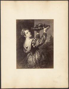 [Opera realizzata dopo la "Ragazza con piatto di frutta" di Tiziano]. da Unknown artist