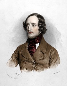 Ritratto del compositore Sigismund Thalberg (1812 - 1871)