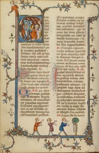 Iniziale C: Il martirio di San Tommaso Becket da Unknown artist/maker
