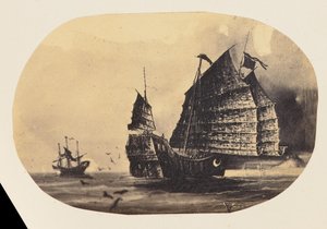 [Copia fotografica di un disegno di una nave cinese]
