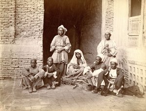 Una famiglia in Afghanistan, fine XIX secolo