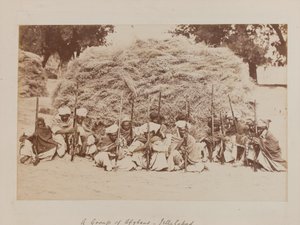 Uomini afgani, Jalalabad da Unknown photographer