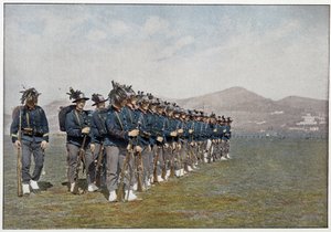 Plotone di bersaglieri dell