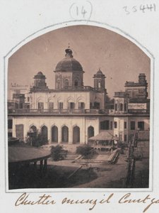 Cortile di Chutter Munzil da Unknown photographer