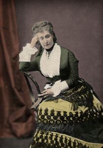 Eugenia de Montijo (1826-1920), moglie di Napoleone III, ultima imperatrice di Francia da Unknown photographer