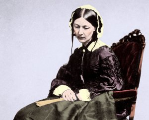 Florence Nightingale (1820-1910) da Unknown photographer
