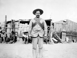 Francisco Villa detto Pancho Villa (1878-1923) generale della rivoluzione messicana da Unknown photographer