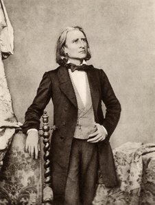 Franz (Ferencz) Liszt (1811-1886) pianista e compositore ungherese da Unknown photographer