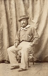 Giuseppe Garibaldi a Caserta nel 1860 da Unknown photographer