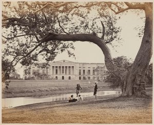 Government House, Barrackpore, dal sud