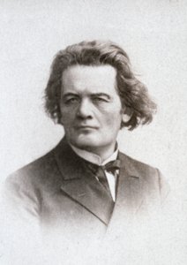 Ritratto a mezzo busto del famoso pianista e compositore russo Anton Grigorevic Rubinstein da Unknown photographer