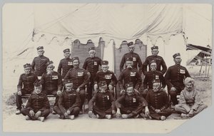 Veterani della Rivolta Indiana del 2º Reggimento Gurkha (del Principe di Galles) da Unknown photographer