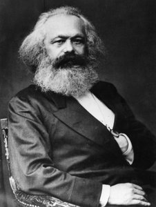Karl Marx (1818-1893), teorico socialista e rivoluzionario tedesco da Unknown photographer