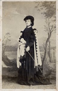 Maria Sofia di Baviera - 1861 - Ritratto di Maria Sofia Amalia, Duchessa in Baviera e Regina delle Due Sicilie (1841-1925) da Unknown photographer