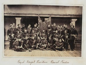 Membri del 101º Reggimento di Fanteria (Royal Bengal Fusiliers) a Rawalpindi da Unknown photographer