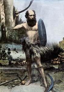 Arma nativa australiana di un boomerang da Unknown photographer