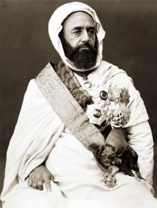 Ritratto di Abd el Kader (Abd El-Kader) intorno al 1875