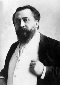 Ritratto di Catulle Mendes (1841-1909), poeta francese da Unknown photographer