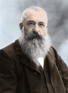 Ritratto di Claude Monet (1840-1926), pittore francese da Unknown photographer