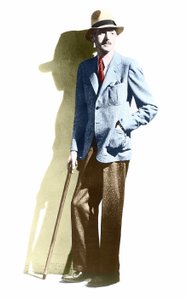 Ritratto di Dashiell Hammett, scrittore americano da Unknown photographer