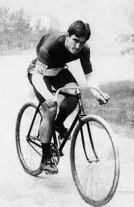Ritratto di Edmond Jacquelin (1875-1928), ciclista francese soprannominato 