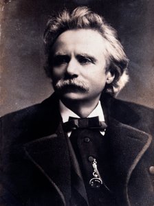 Ritratto di Edvard Grieg (1843-1907) compositore norvegese Fotografia. XIX secolo. Milano, Biblioteca del Conservatorio da Unknown photographer