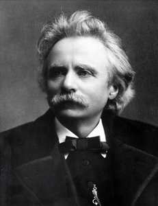 Ritratto di Edvard Grieg (1843 - 1907) compositore norvegese da Unknown photographer