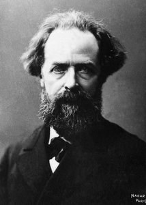 Ritratto di Elisée Reclus (1830-1905), geografo, militante anarchico da Unknown photographer