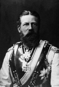 Ritratto di Federico III (1831-1888), Re di Prussia e Imperatore di Germania nel 1888 per 99 giorni.