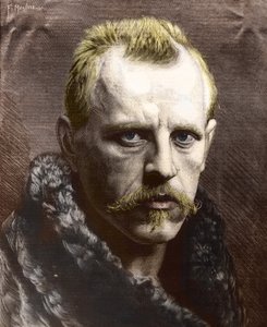 Ritratto di Fridtjof Nansen (1861-1930) (incisione) da Unknown photographer