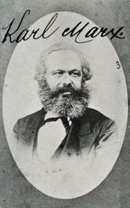 Ritratto del filosofo ed economista tedesco Karl Marx (1818-1883)