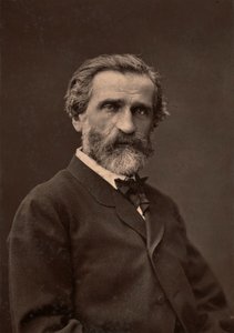 Ritratto di Giuseppe Verdi, famoso compositore da Unknown photographer