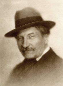 Ritratto di Gustave Charpentier (1860-1956), compositore francese. da Unknown photographer