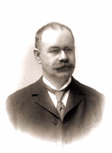 Ritratto di Hermann Hollerith (1860-1929), statistico americano da Unknown photographer
