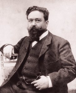 Ritratto di Isaac Albeniz (1860-1909), pianista e compositore spagnolo. Fotografia, 1886. Fondazione Albeniz, Madrid. da Unknown photographer