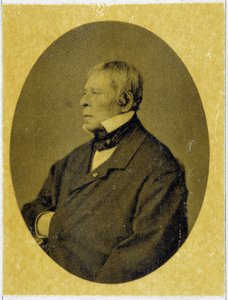 Ritratto di Jean Auguste Dominique Ingres (1780 - 1867) nel 1841 da Unknown photographer