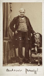 Ritratto del senatore Antonio Panizzi, direttore della Biblioteca del British Museum