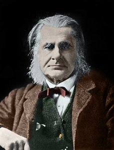 Ritratto di Thomas Henry Huxley, biologo britannico (1825-1895) da Unknown photographer