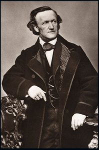Ritratto del compositore Richard Wagner (1813-1883) da Unknown photographer